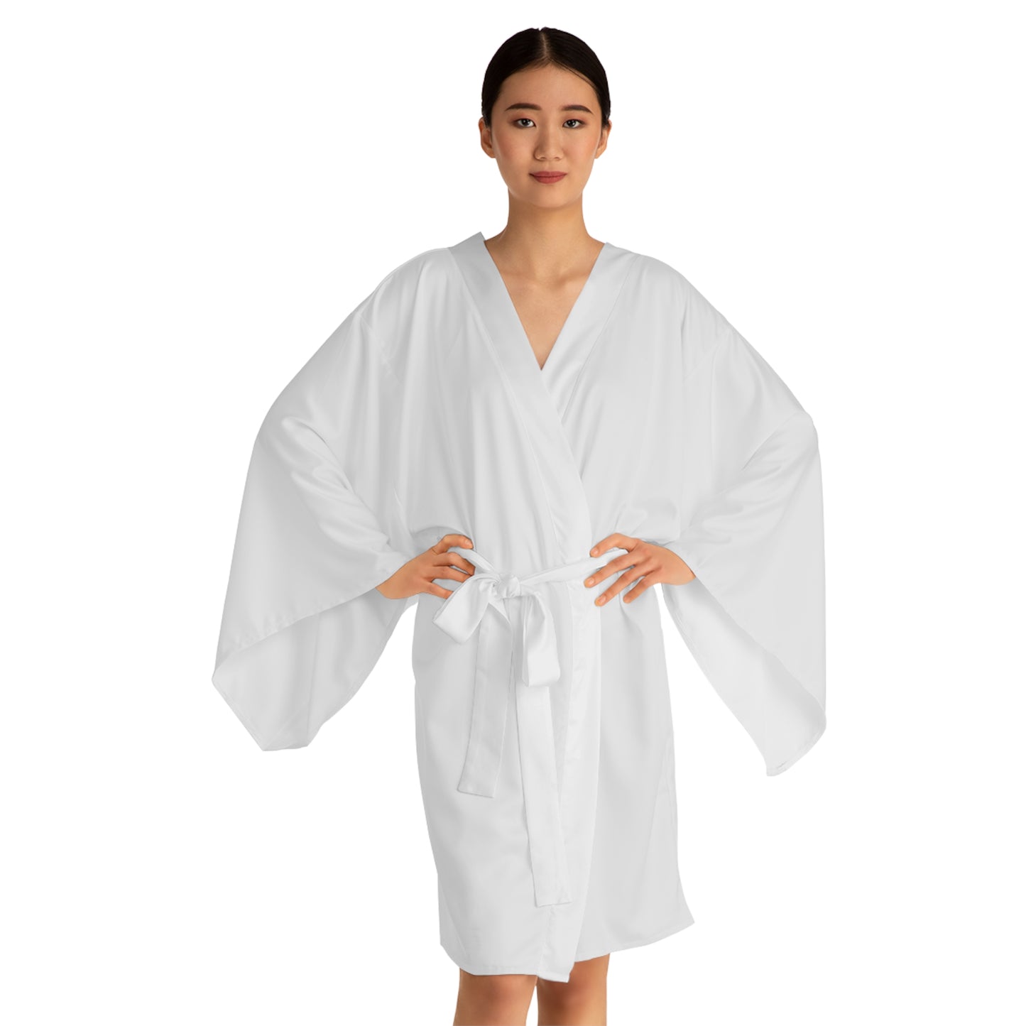 Long Sleeve Kimono Robe (AOP) | Bride