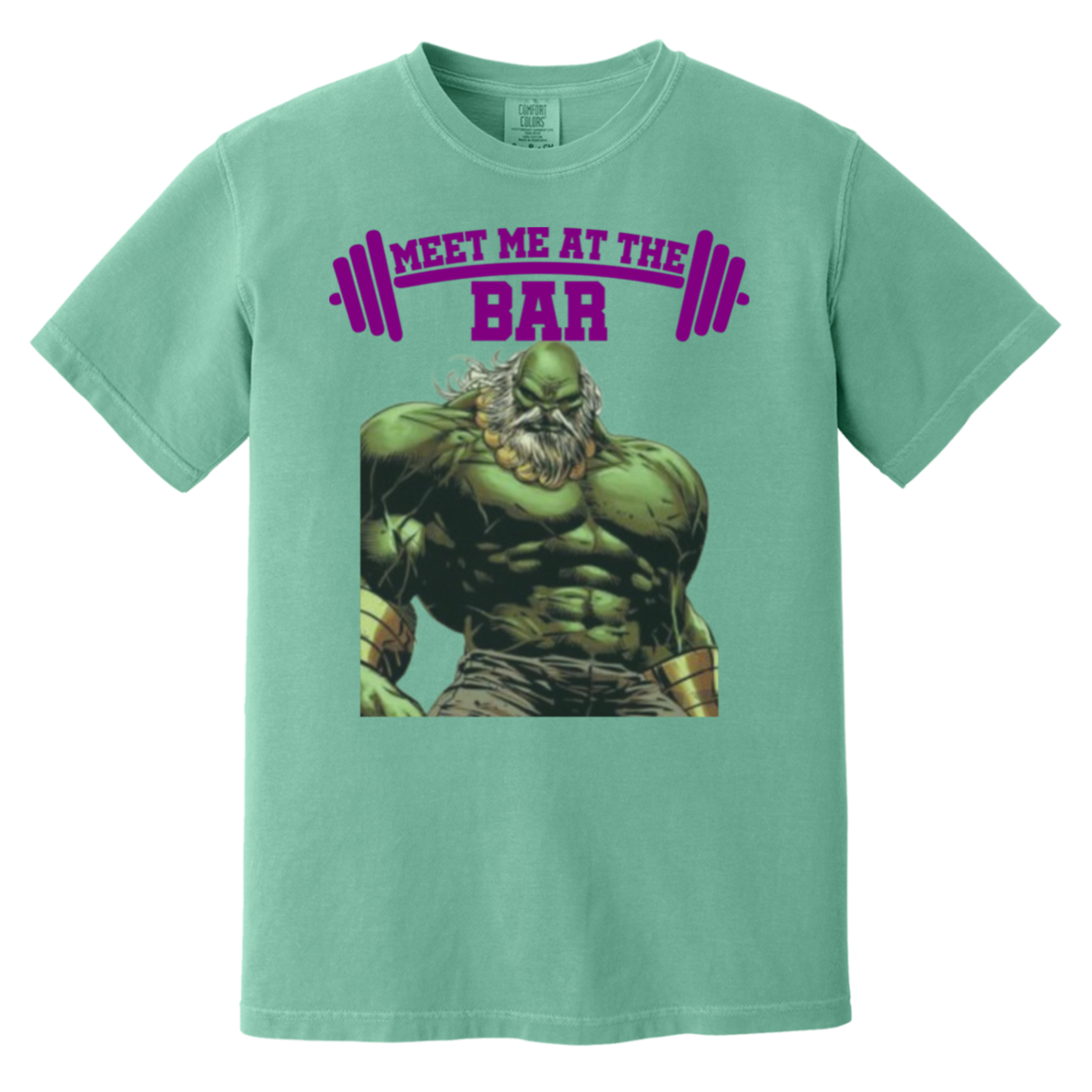 Meet Me at The Bar Heavyweight Pump Cover T-Shirt