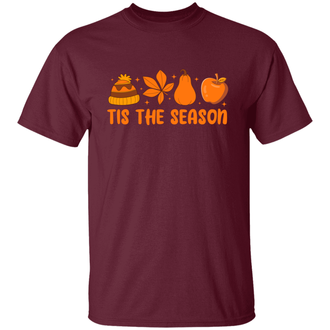 Unisex Tis the Season Shirt, Fall Apple Shirt, Thanksgiving