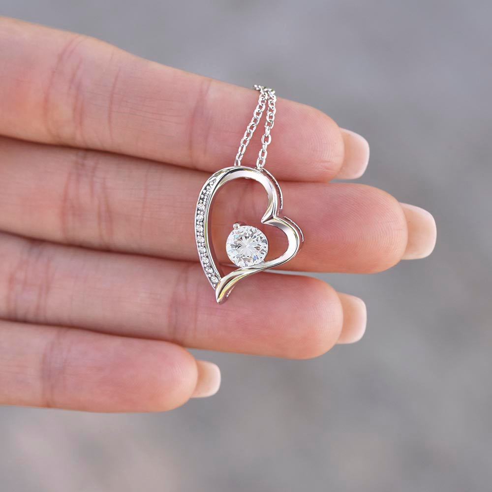 White Gold Forever Necklace | To My Wife | Gifts For Her
