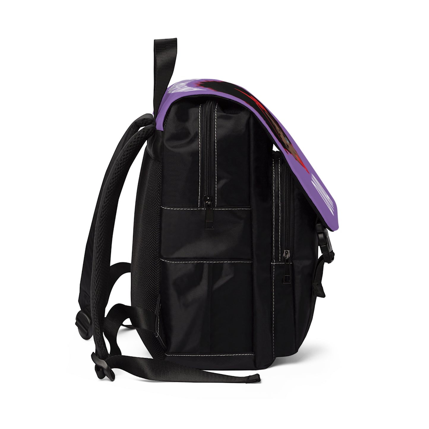 Unisex Casual Shoulder Backpack | Kindergarten Diva | Afro