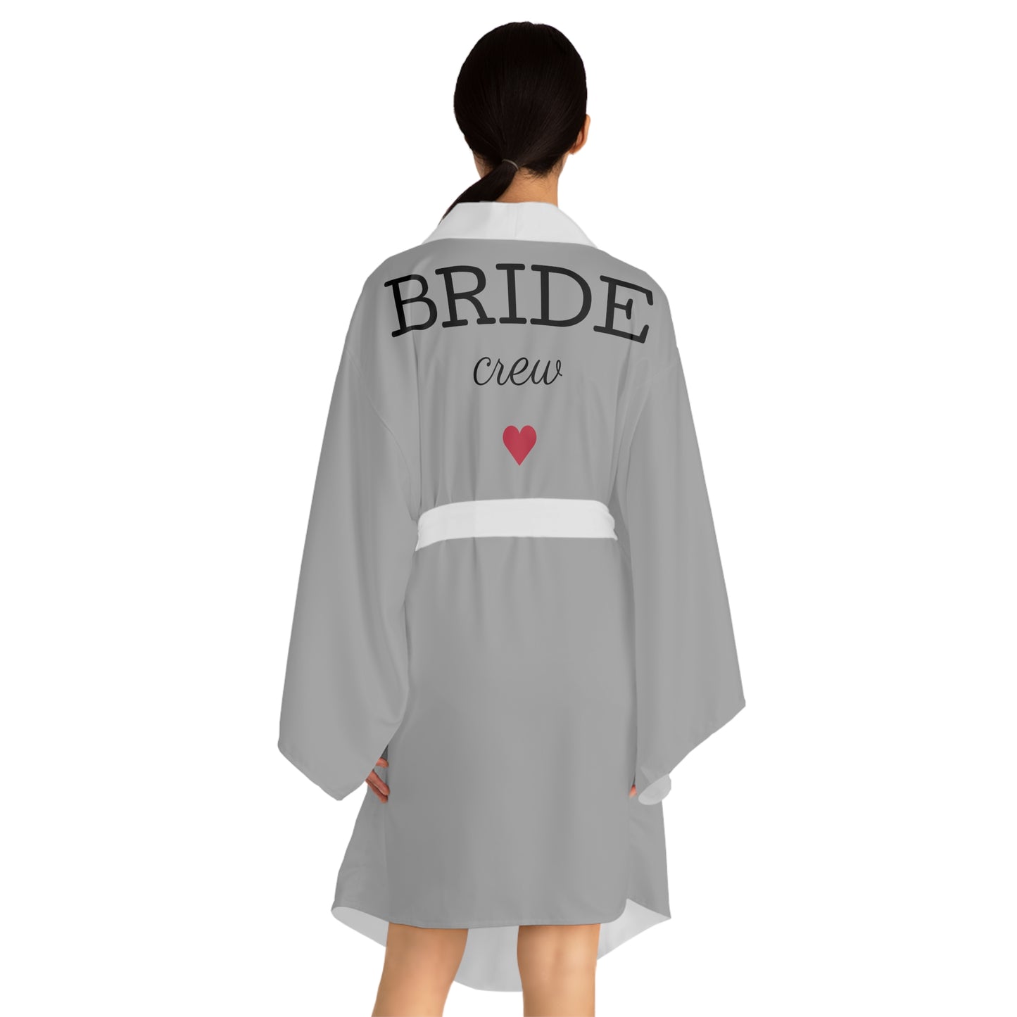 Long Sleeve Kimono Robe (AOP) | Bride Crew