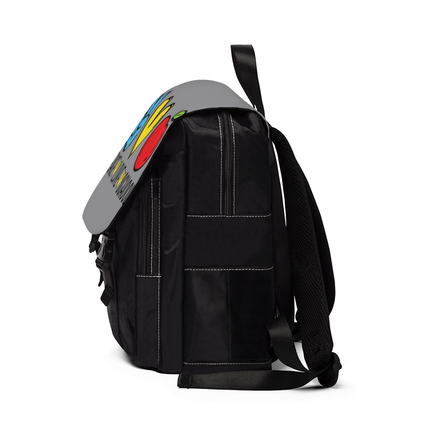 Unisex Casual Shoulder Backpack | Peace Love School