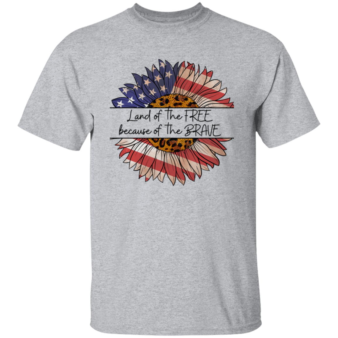 Unisex Land Of The Free Because Of The Brave T Shirt, Independence day, Gifts For American