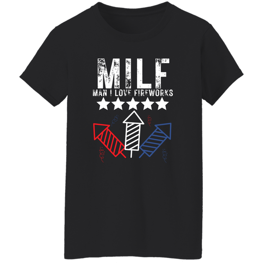 MILF Shirt, MILF Man I Love Fireworks Shirt, Funny 4th of July Shirt, Freedom Tee, Independence Day Shirt, Memorial Day Tee, Happy 4th of July