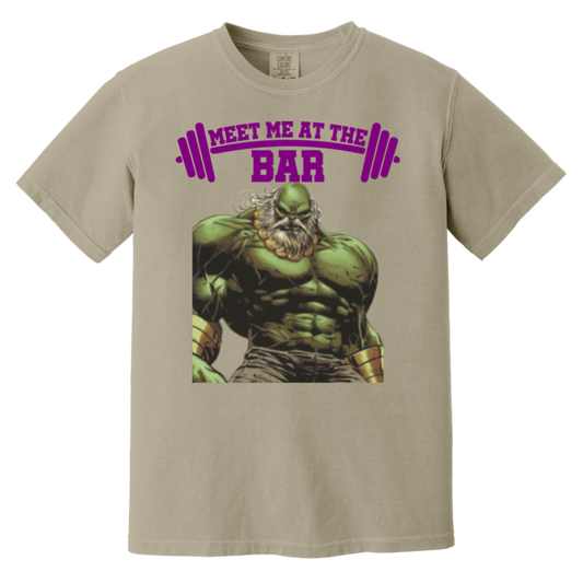 Meet Me at The Bar Heavyweight Pump Cover T-Shirt