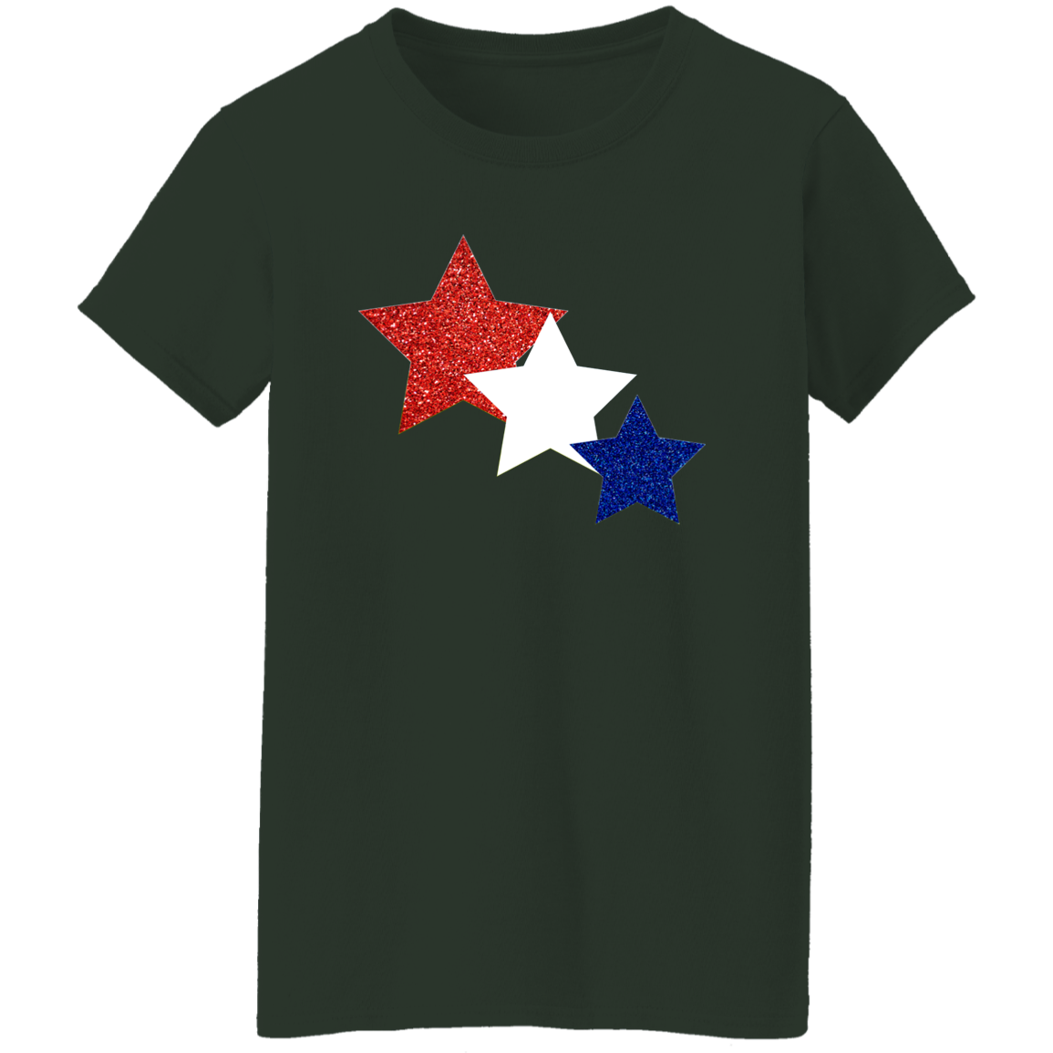 4th of July Glitter Stars Shirt, Fireworks America Flag Glitter Shirt, Glitter Stars Tee,Patriotic Shirt, 4th of July Tee,Independence Shirt
