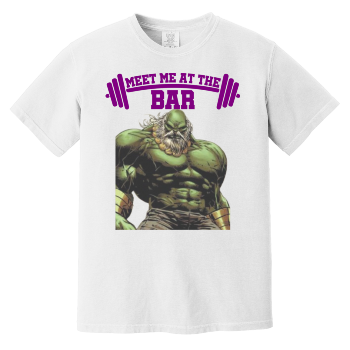 Meet Me at The Bar Heavyweight Pump Cover T-Shirt