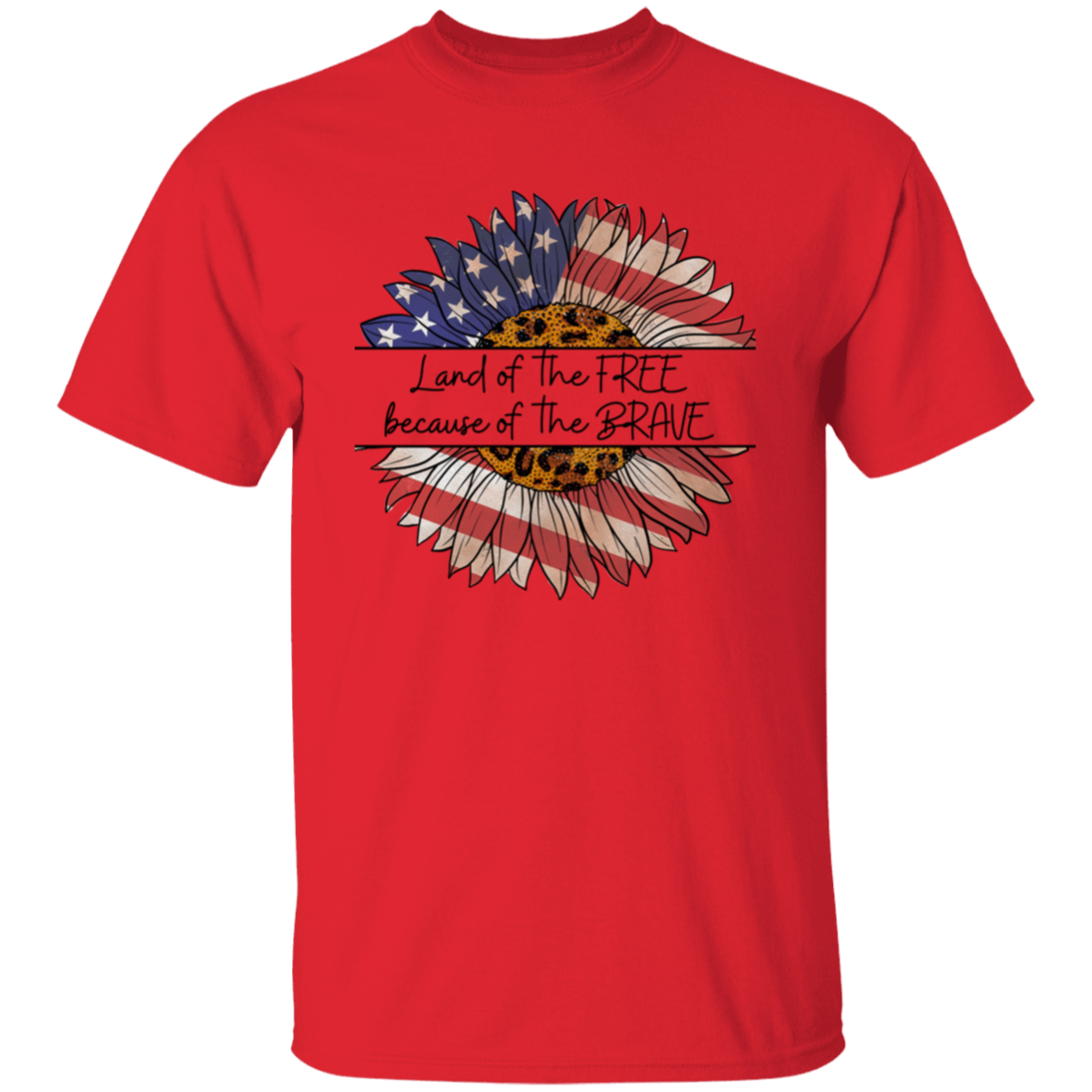 Unisex Land Of The Free Because Of The Brave T Shirt, Independence day, Gifts For American