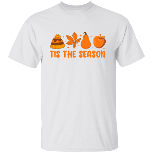 Unisex Tis the Season Shirt, Fall Apple Shirt, Thanksgiving