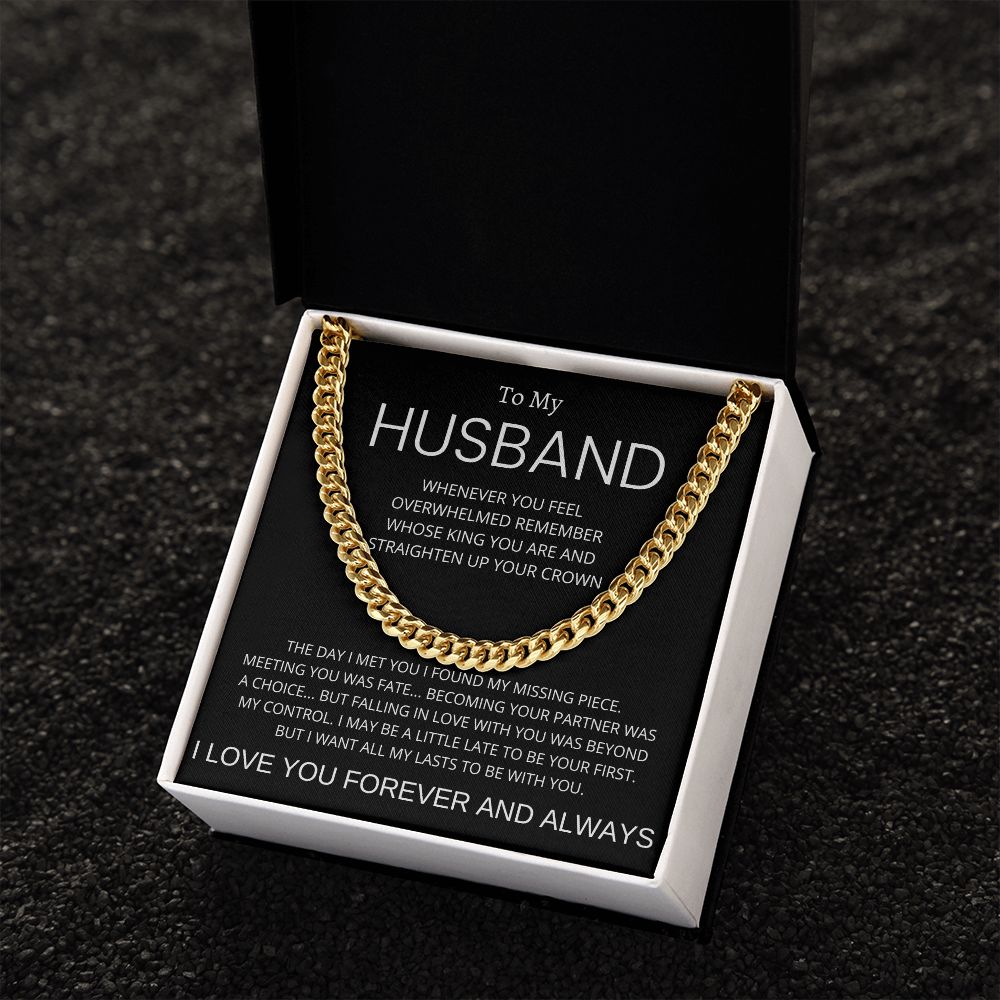 To My Husband | Cuban Link Chain