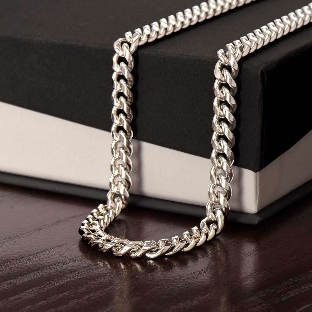 To My Son | Never Forget | Cuban Link Chain