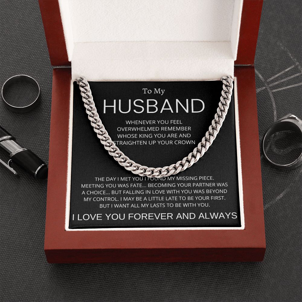 To My Husband | Cuban Link Chain