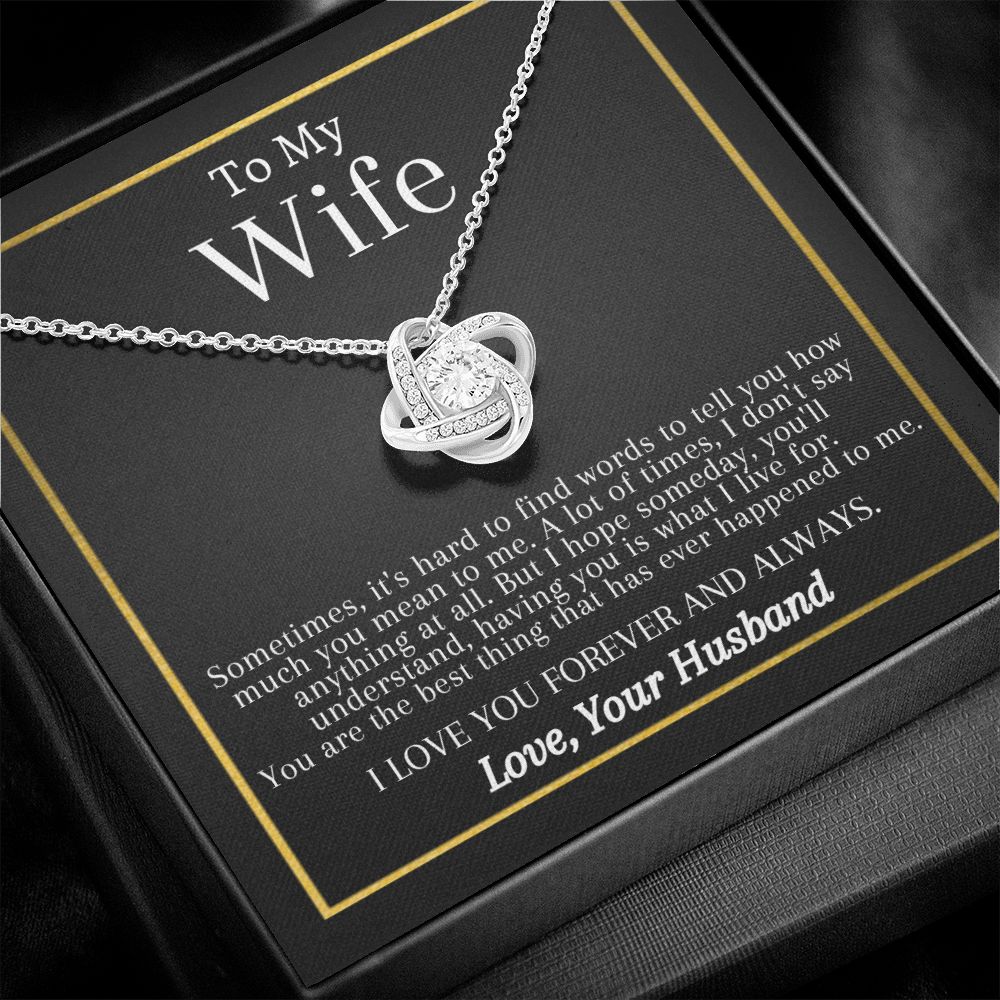 Love Knot Necklace | To My Wife | Gifts For Her