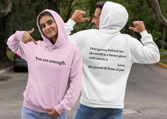 You are Enough Pullover Hoodie